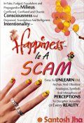 Book cover "Happiness Is A Scam"