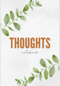 Book cover "Thoughts- my notebook"