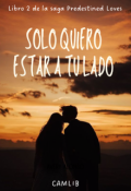 Portada del libro "Solo quiero estar a tu lado "