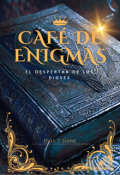 Portada del libro "Café de Enigmas: El despertar de los Dioses"