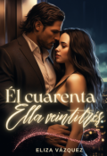 Portada del libro "Él cuarenta, ella veintitrés "