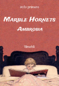 Portada del libro "Marble Hornets: Ambrosia."