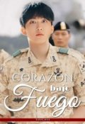 Portada del libro "Corazón bajo fuego - Changbin Skz"