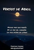 Portada del libro "Versos de Abril"