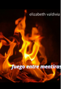 Portada del libro "fuego entre mentiras "