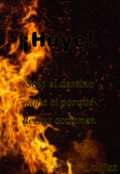 Portada del libro "¡huye!"