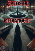 Portada del libro "Gatos de medianoche."