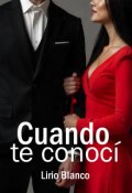 Portada del libro "Cuando te conocí."