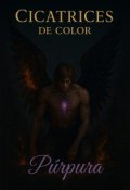 Portada del libro "Cicatrices de Color Púrpura"