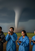 Portada del libro "Tornado "