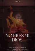 Portada del libro "No Eres Mi Dios"