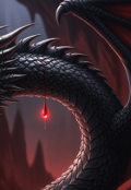 Portada del libro "the dragon god"