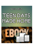 Portada del libro "Teen days made in a house (english)"