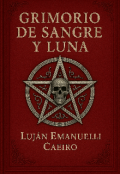 Portada del libro "Grimorio de sangre y luna"