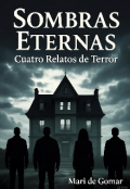 Portada del libro "Sombras eternas:cuatro relatos de terror en Hollow Creek. "