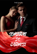 Portada del libro "Sombras de carmesÍ"
