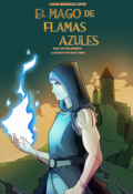 Portada del libro "El mago de flamas azules"