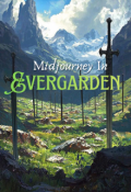 Portada del libro "Midjourney in Evergarden │the Cedric&acute;s Tales"