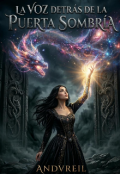 Portada del libro "La Voz detr&aacute;s de la puerta Sombr&iacute;a "