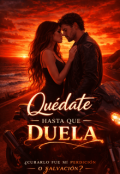 Portada del libro "Qu&eacute;date hasta que duela"
