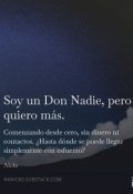 Portada del libro "Cr&oacute;nicas de un Don Nadie"