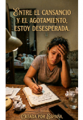 Portada del libro "Entre el cansancio y el agotamiento estoy desesperada"