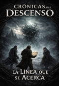 Portada del libro ""Cr&oacute;nicas del descenso" Libro I "La l&iacute;nea que se acerca""