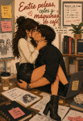 Portada del libro "Entre Peleas, Celos y Maquinas de Cafe"