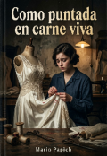 Portada del libro "Como puntada en carne viva."