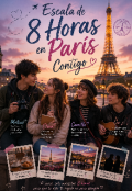 Portada del libro "Escala de 8 hrs en paris contigo"
