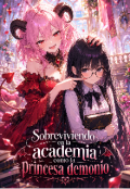 Portada del libro "Sobreviviendo en la academia como la princesa demonio "