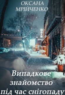 Книга. "Випадкове знайомство під час снігопаду" читати онлайн