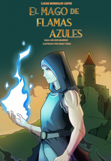 El mago de flamas azules