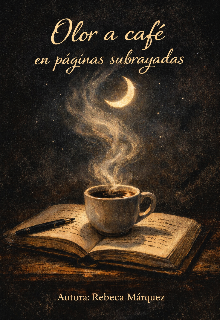 Olor a café en páginas subrayadas 
