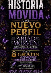 Lea este libro en mi perfil Ariad Morven