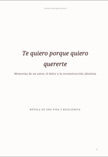 Te Quiero Por Que Quiero Quererte