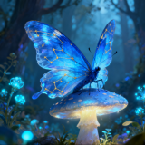 Blue butterfly 